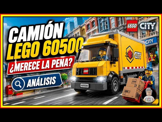 Vídeo relacionado con LEGO City Camión Juguete - Maqueta de Furgoneta de Reparto con 2 Minifiguras, Carretilla, Palé y Cajas - Regalo de Cumpleaños para Niños de 6+ Años - 60500