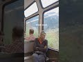 World S Most Beautiful Train Ride Swiss Alps ️ SwissTrainJourney Switzerlandviews