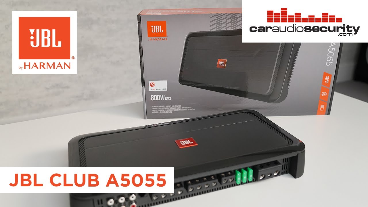 Miniatura da avaliação em vídeo de Amplificador Automotivo JBL Club A5055 5 Canais