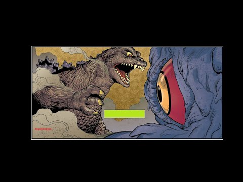 Godzilla Vs Hedorah!From Godzilla Rivals!