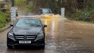 Storm Bert Aftermath-Fails Galore || Vehicles Vs Deep Water || Flood Compilation