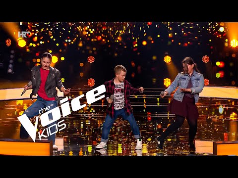 Vida, Matej, Sara – “Ma daj, obuci levisice" | Battles 2| The Voice Kids Croatia | Season 1