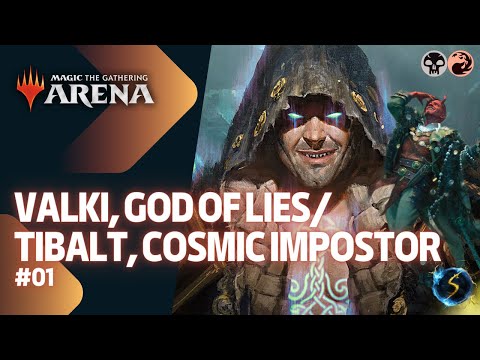 It's Showtime: Valki, God of Lies/Tibalt, Cosmic Impostor 💀🔥 #01 - MTG Arena - Historic Brawl