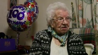 Doris celebrates 100th birthday - in SAME house she was born in