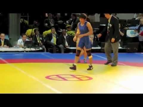 2012 Women's World Championships  51 kg Bronze Zamira Rakhmanova (RUS) vs. Kumari Babita (IND)