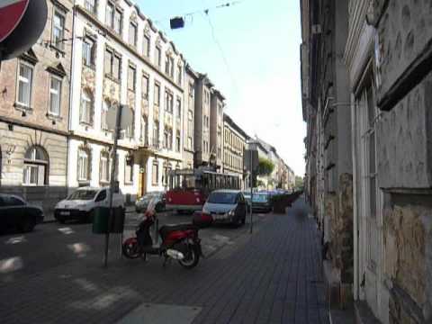 Budapest: Dembinszky utca. Trolleybus BKV no. 955, route 74