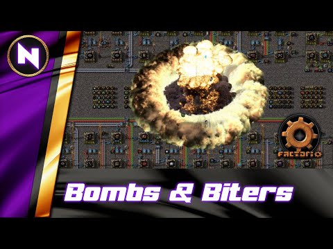 Factorio Bombs & Biters | Day #19 | Livestream VOD