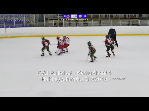 EVU Pulkkiset - KarhuKissat1 9.9.2018
