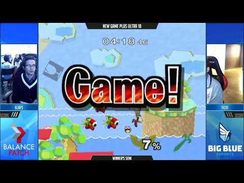 NGPU 18 SSBM - Klaps (C. Falcon) vs. tazio (Marth) - Melee WSF
