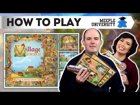 Village Big Box🏡- How to play board game with all expansions ⛵️💒🏨