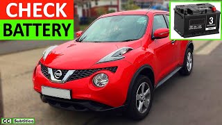 Nissan Juke Battery Location and How to check Battery on Nissan Juke