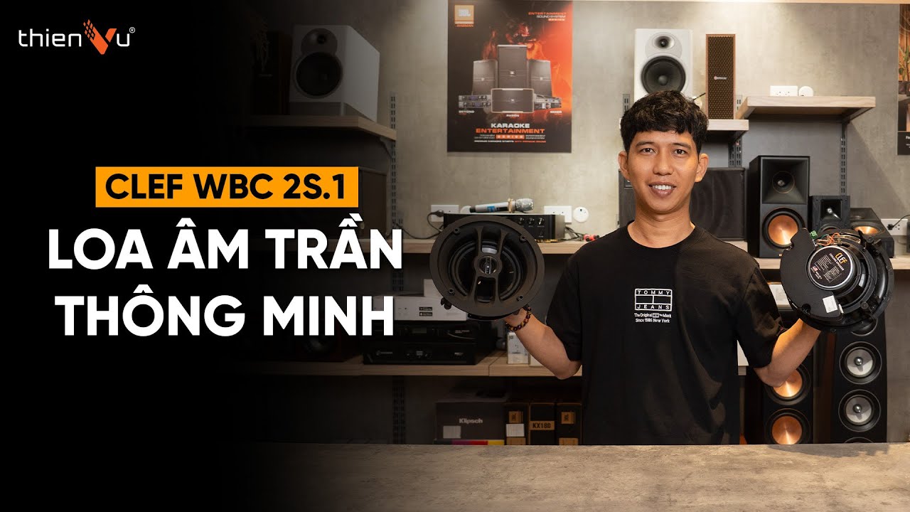 video Loa âm trần CLEF WBC-2S.1 chính hãng 0