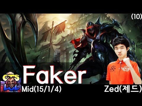 Liên Minh Huyền Thoại: Faker cầm Zed thì xác định nát team nhé