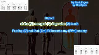 Download lagu My Back Pages (capo 2) by The Byrds play along with scrolling guitar chords and lyrics mp3 Download lagu My Back Pages (capo 2) by The Byrds play along with scrolling guitar chords and lyrics mp3