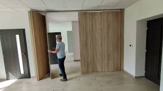 Skladacie dvere - rýchle elegantné rozdelenie miestnosti