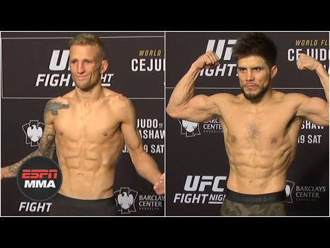 Henry Cejudo, TJ Dillashaw and others weigh-in prior to UFC Fight Night: Brooklyn | ESPN MMA