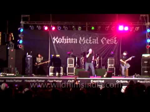 Headbanger's ball - Xerath performing at Kohima Metal Fest!
