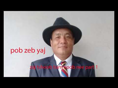 pob zeb yaj 2019,  zaj tshoob tsim noob neej part1