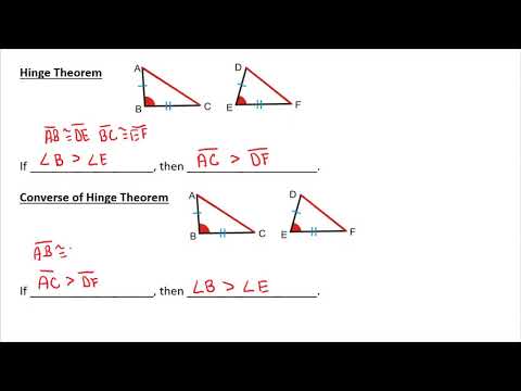 5.6 - Inequalities in Two Triangles