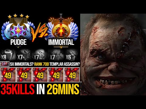 OMG 49 Flesh Heap in 26 Mins!!! Ancient IV Pudge vs 5x Immortals | VALVE!!! Please Do Something...