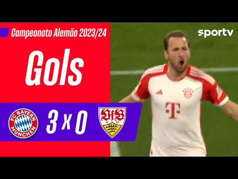 Gols e lances de Bayern x Stuttgart
