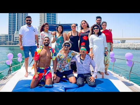HAPPY BIRTHDAY PRAVEENA | DUBAI MARINA | YATCH BIRTHDAY PARTY | FUN OVERLOADED | BIRTHDAY VLOG