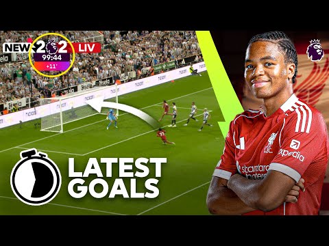 The LATEST Goals Ever Scored in Premier League History