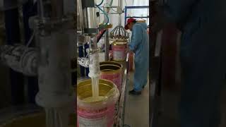 Weight control drum barrel filling capping machine youtube video