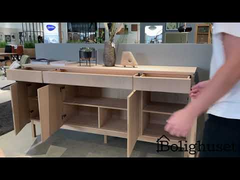 Klim 2044 skænk   Hvidolieret eg