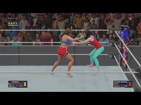 WWE 2K18: Low blow to Victoria Justice