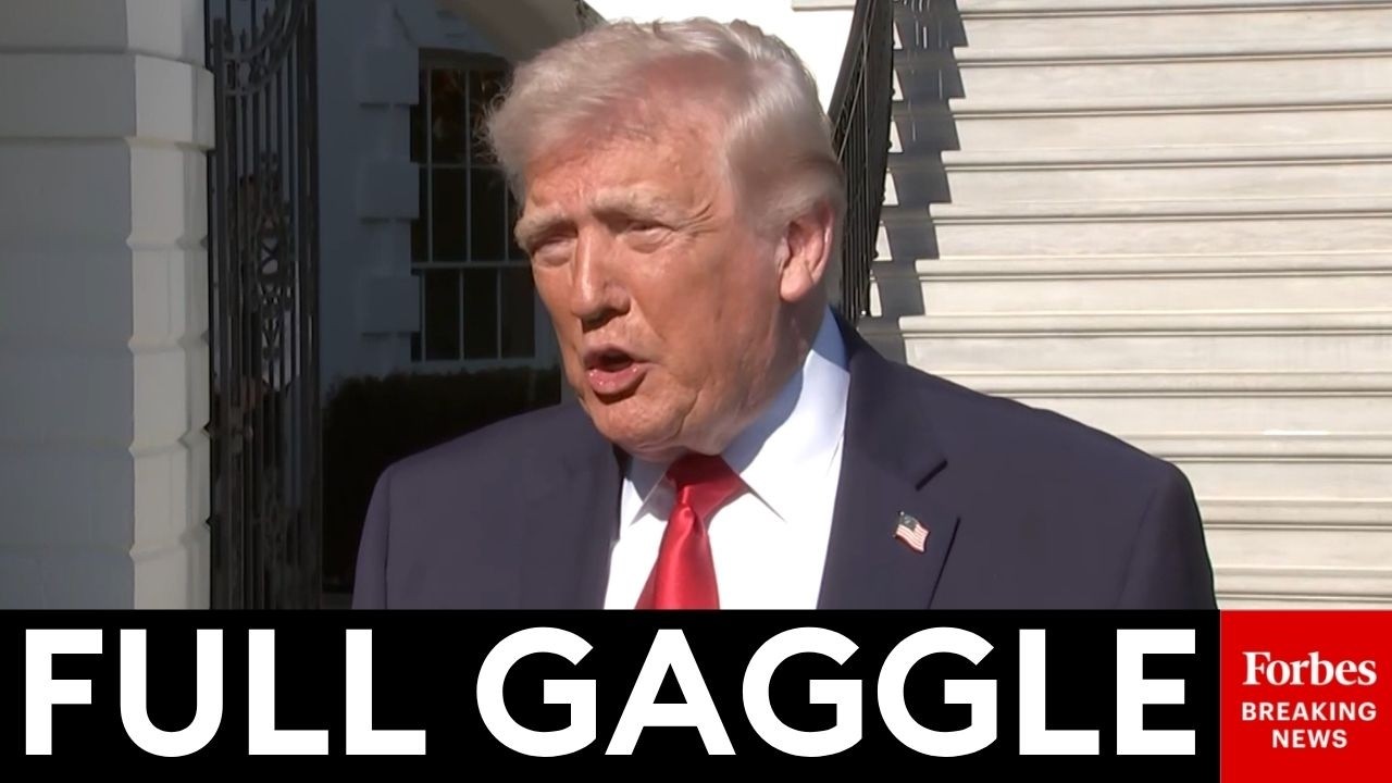 Video | BREAKING NEWS: Trump Gaggles With Reporters Amid Iran Talks
