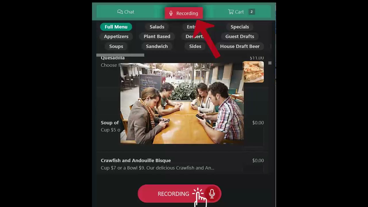Xina AI Restaurant Voice Ordering Customer Quick Start