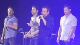 98 Degrees singing "Girls Night Out" in Chicago, IL July-18-2013 AllState Arena