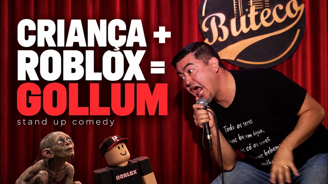 ROBLOX ESTÁ TRANSFORMANDO AS CRIANÇAS NO GOLLUM | André Santi | Stand Up Comedy