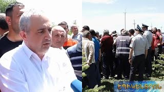 Արմավիրցիները փակել են Երևան տանող ճանապարհը՝ պահանջելով լուծել ոռոգման ջրի խնդիրը