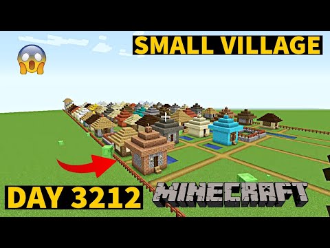 EPIC! Building Small Village in Minecraft in 2024