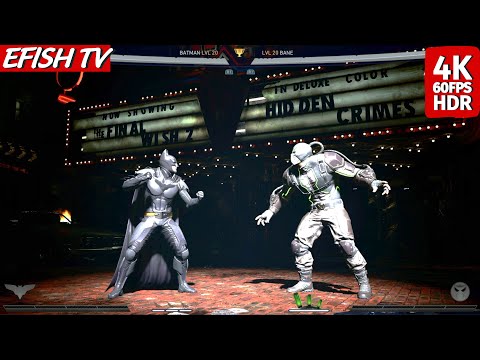 Batman vs Bane (Hardest AI) - Injustice 2 (PS5 4K 60FPS HDR)