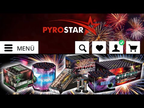 Meine Online Pyrostar Feuerwerk Bestellung