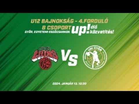 MVM-OSE Oroszlánok U12 - UNI GYŐR NKA/A