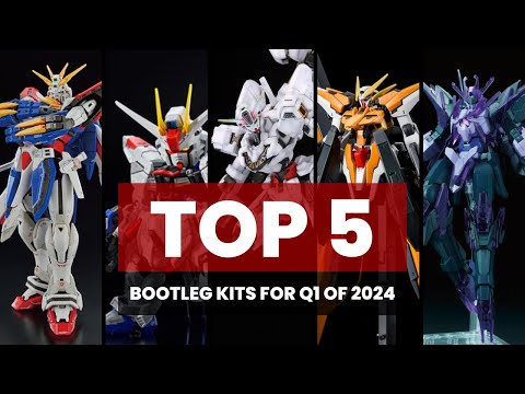 Q1 of 2024 | TOP 5 BOOTLEG KITS #gunpla  #gundam  #hobby  #gundamreview
