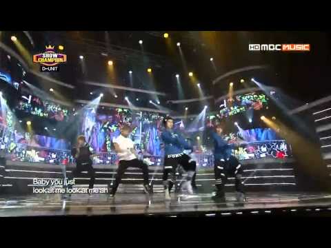130327 Show Champion D-Unit 디유닛 - 얼굴보고 얘기해 Face To Face [HD]