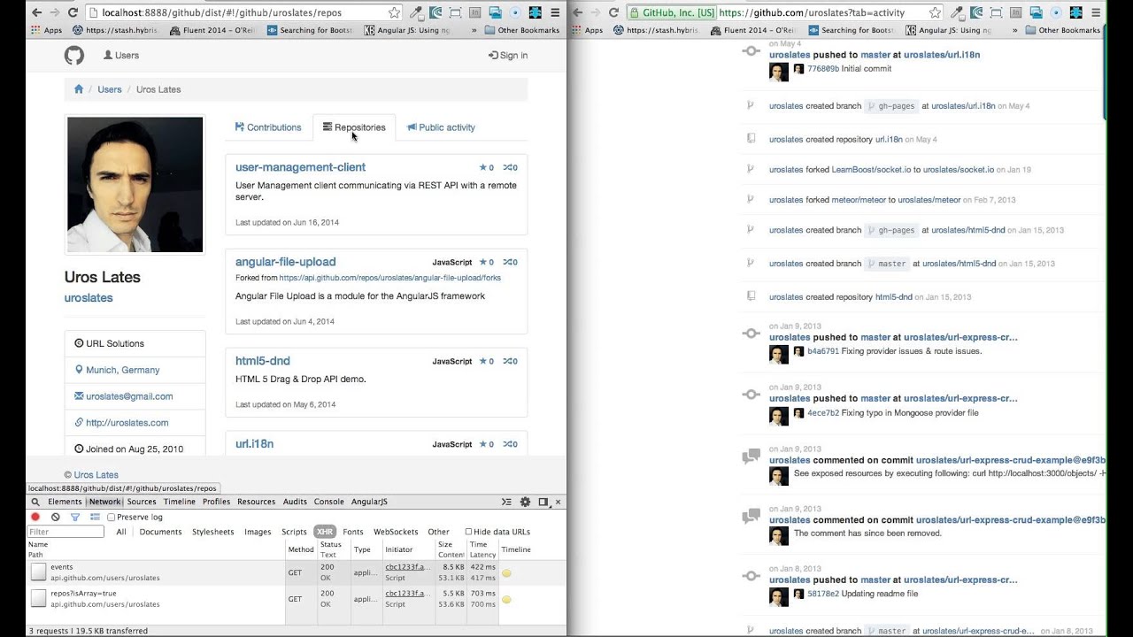 Github - SPA way - by Uros Lates
