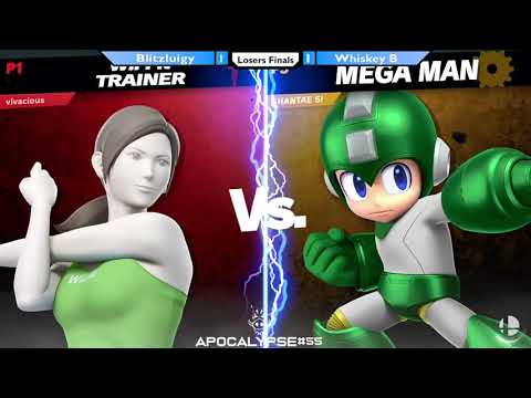 Apocalypse #55 BlitzLuigy (MegaMan) vs Whiskey B (Wii Fit)