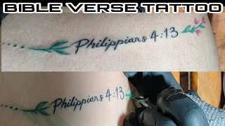 BIBLE VERSE TATTOO | DUTDUTAN