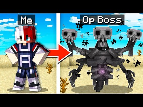 Morphing into OP BOSSES to Prank My Friend in MINECRAFT 😂