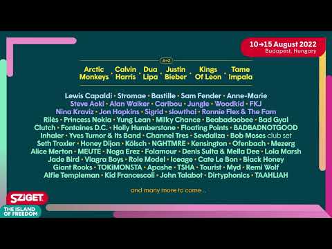 Second lineup announcement is here! #SZIGET2022