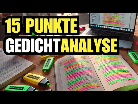 Deutsch Abitur 2025: Perfekte Gedichtanalyse – So holst du 15 Punkte!