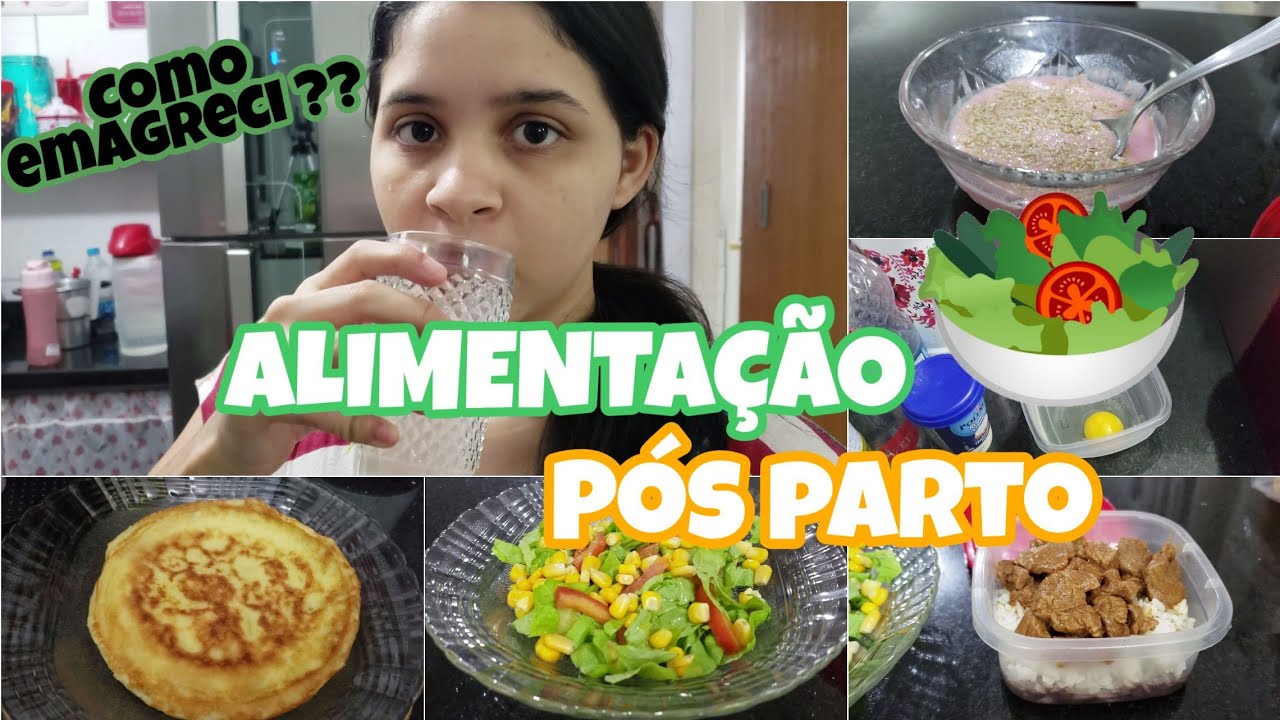 O QUE EU COMO DURANTE UM DIA - COMO EMAGRECI NO PÓS PARTO 🥗🥚🍉