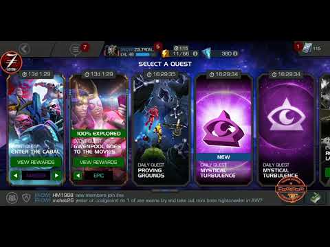 Marvel Contest Of Champions:- Opening 5 star Cinematic Crystal.