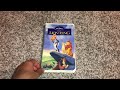 The Lion King VHS Review